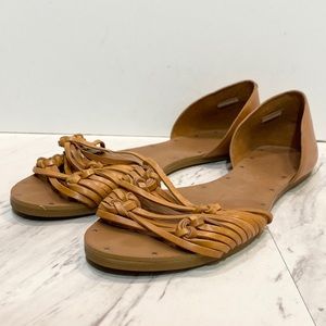 Madewell Knotted Thea Light Brown Tan Sandal 8